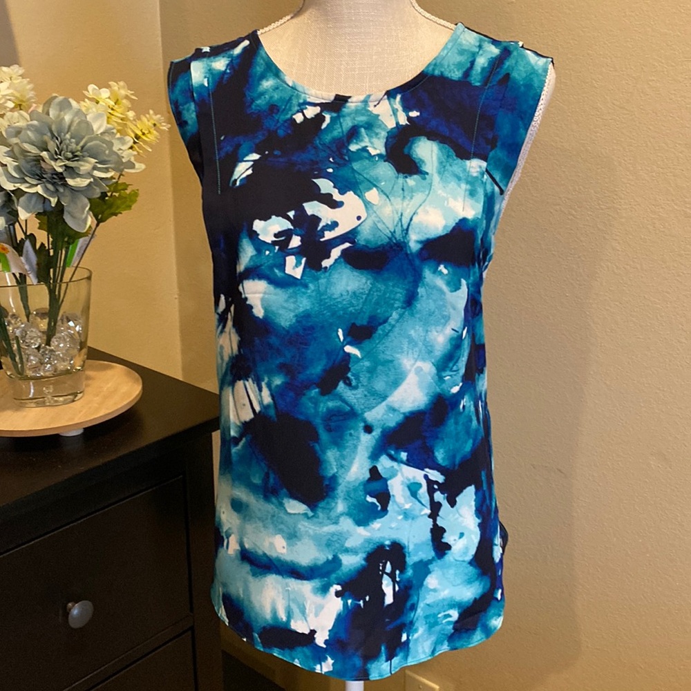 Calvin Klein Jeans Watercolor Print Top